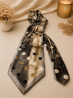 Bruno Rossi 100% Silk Men’s Abstract Polka Dot Necktie